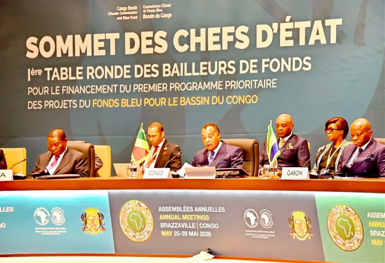 Congo-Brazzaville: Assemblées annuelles de la BAD: 3 milliards de Dollars en faveur du  fond bleu pour le bassin du Congo. Un chèque en Blanc ?