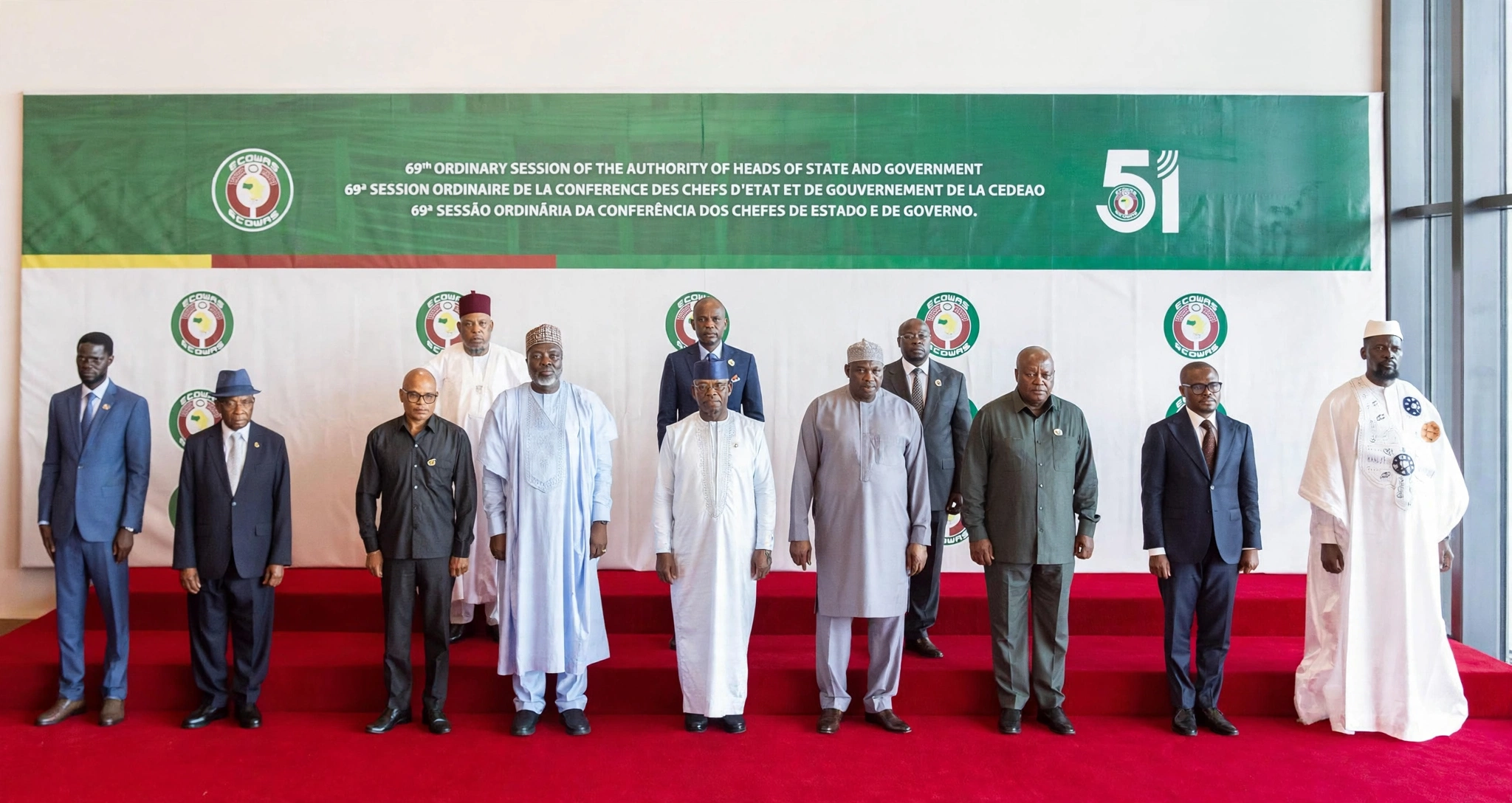 Les Chefs d'État de la cédéao à Freetown le 19.07.2026