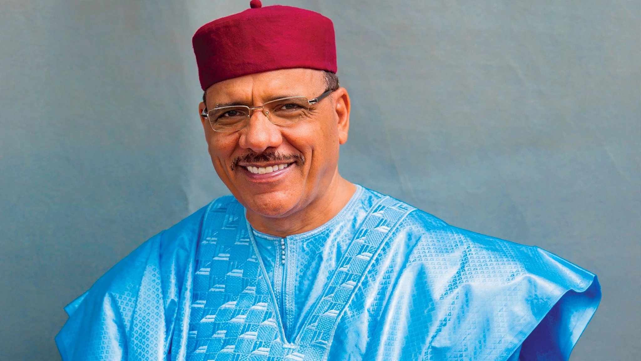 Mohamed Bazoum, Ancien Président élu du Niger (studio_portrait_photo real)