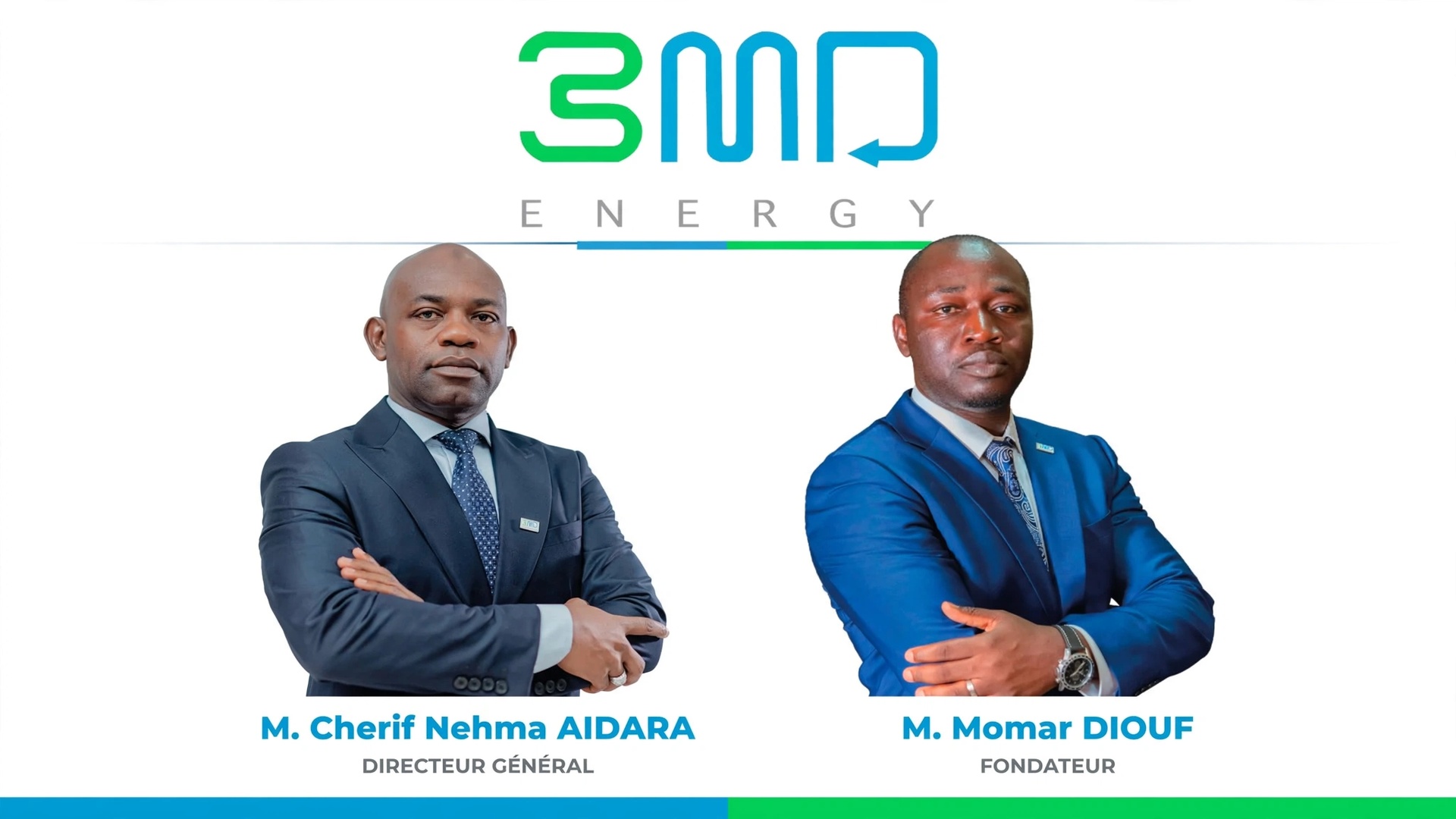 Chérif Nehma Aidara (Directeur Général) et Momar Diouf (Président-fondateur)