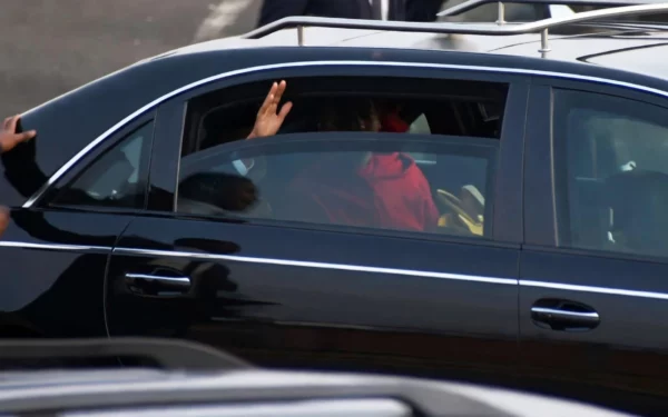 Le Président Paul Biya lors de son retour à Yaoundé le 20.08.2026