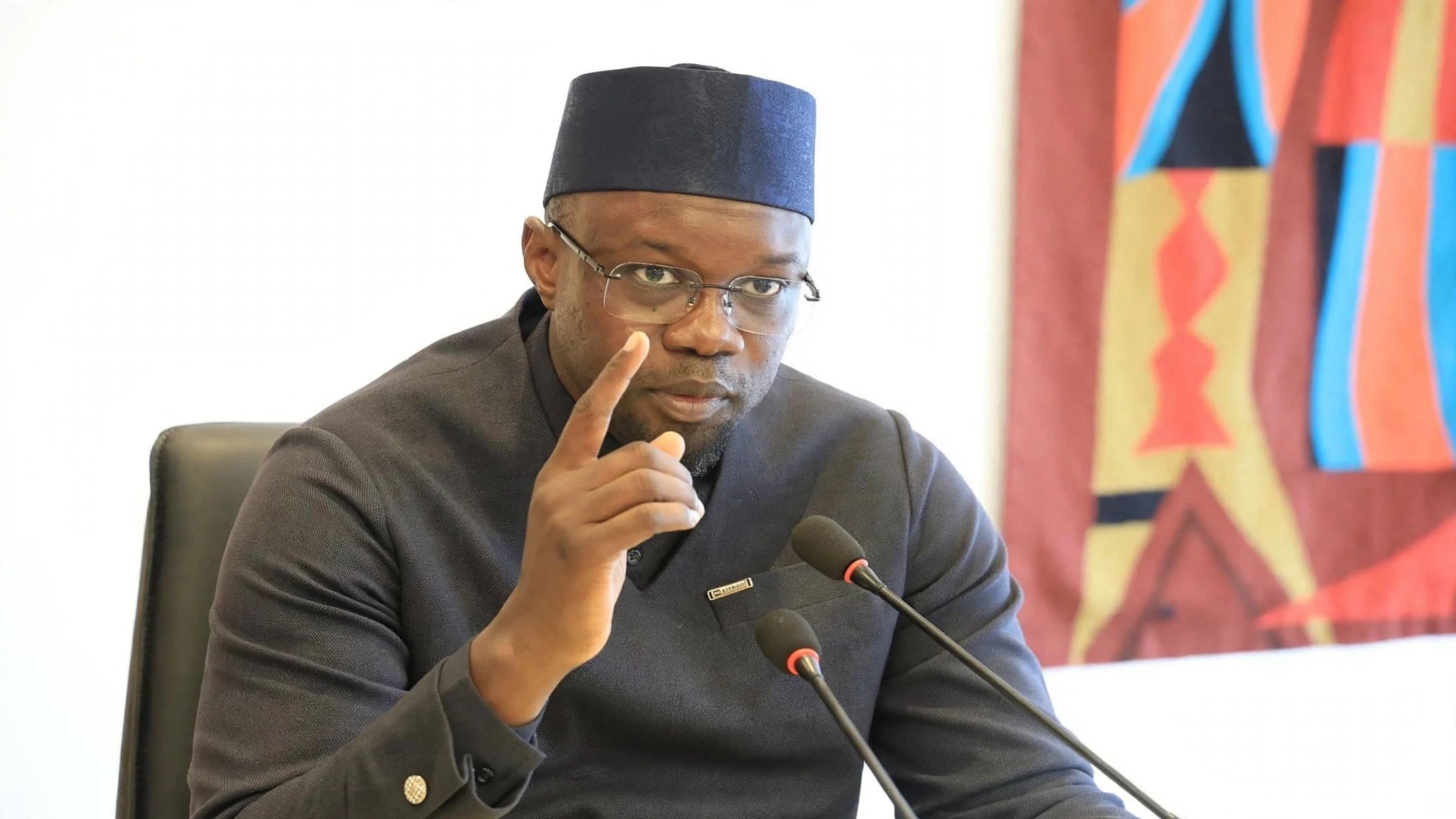 Ousmane Sonko, président de l'Assemblée nationale