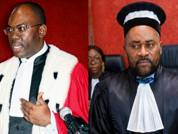 de g. à dr.Eddy Narcisse Minang et Bruno Obiang Mve