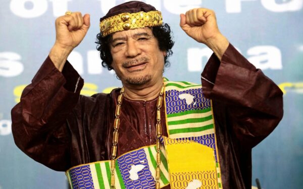L'ancien guide libyen Mouammar Kadhafi