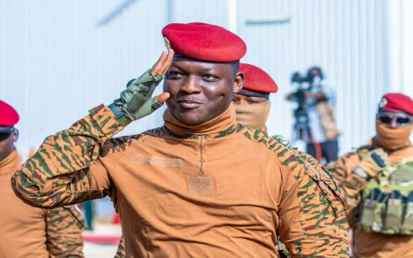 Le Capitaine Ibrahim Traoré, présient de la transition du Burkina Faso