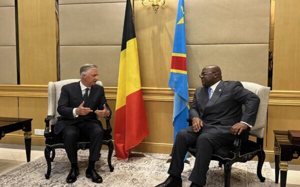 Le Roi Philippe et Félix Tshisekedi à Kinshasa en Juin 2022