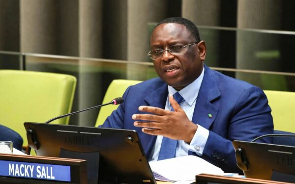 Macky Sall lors de la séance de dialogue avec l'AG ONU (New york le 22.04.2026)
